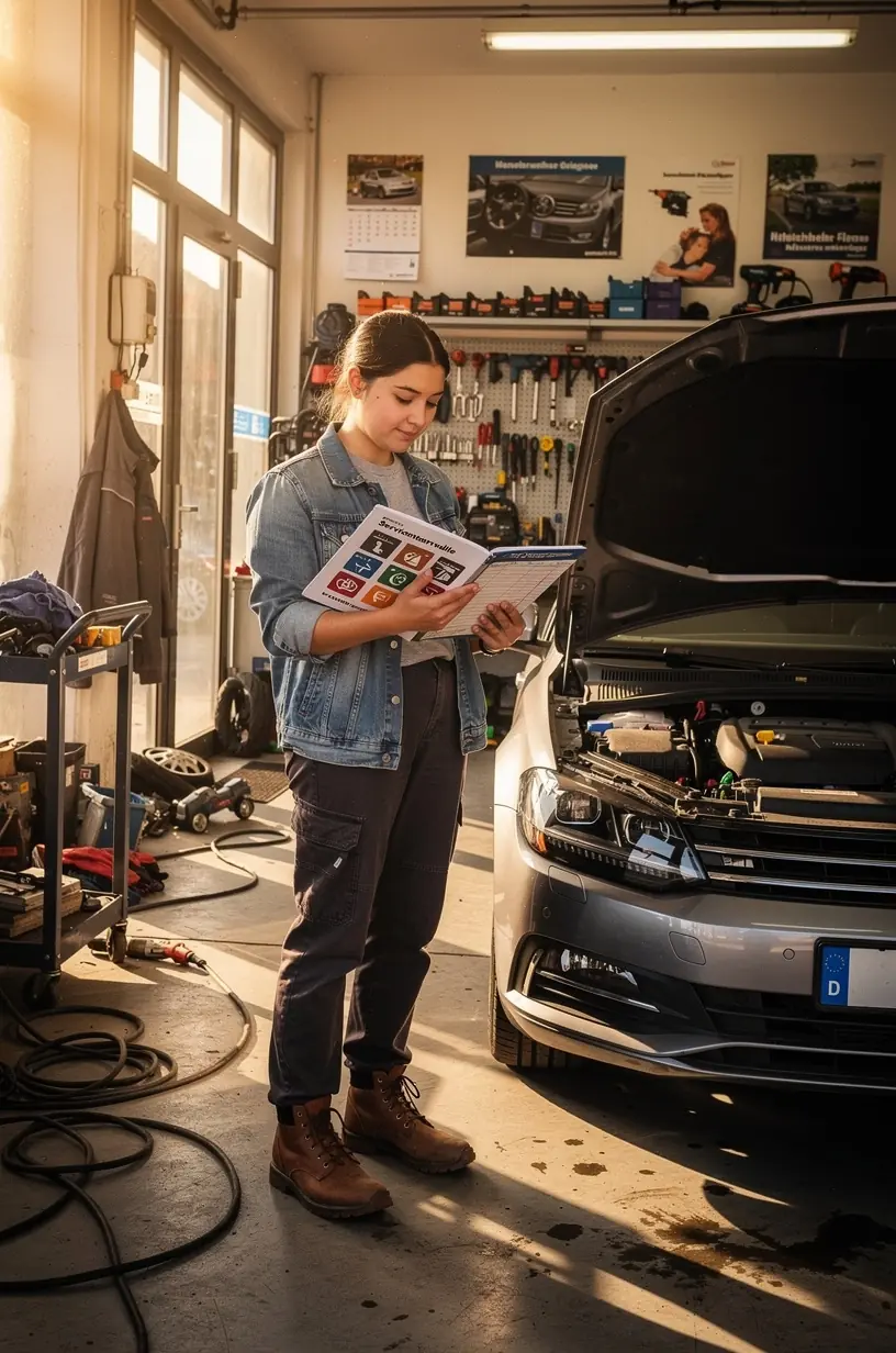 Schritt-für-Schritt Anleitung zur einfachen Pflege des eigenen Fahrzeugs im Alltag.